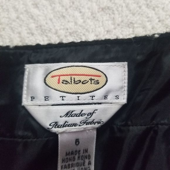 Vintage Talbots Wool Plaid Fringe Midi Skirt - Picture 2 of 7